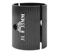 Handlebar Shim-clamp, handlebar stem reducer made of aluminium alloy, solid, shim sheet spacer 25.4 to 31.8 to 35 mm, increases friction for most bicycles