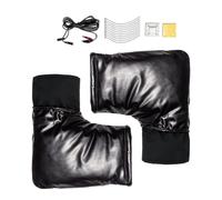 Handlebar Sleeves for Snowmobile - Heated Mittens 12V | Waterproof ATV Handlebar Sleeves with Constant Temperature | for Scooter, Cycling, Cycling, Cycling, Moving, Snowmobile, Cold Weather