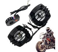 Handlebar Speakers for Motorcycle | Motorcycle Audio Handlebar Mount Speaker,Motorcycle Stereo, Waterproof Radio Amplifier, Hifi Sound for Motorcycle Motorbike Scooter