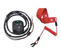 Handlebar Start Stop Kill Switch Box Aassy & Safety Lanyard for Yamaha FX140 FX1000 WaveRunner/WaveVenture 700 XL700 WaveRunner 800 GP800 1100 VX110/VX/V1 VX1100 1300 GP1300 1800 VXR/VXS VX1800