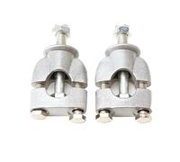 Handlebar Stem Clamp 1 Pair 7/8 Aluminum Motorcycle Handlebar Risers 22mm Handle Bar Mount Clamps Dirt Pit Bike Motorbike Accessories Universal