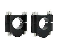 Handlebar Stem Clamp Compatible With For Crf250l 2012-2020 For Crf300l For Rally 2021-2024 22mm 7/8" Motorcycle Fat Bar Handlebar Mounting Riser With Clamps(Black,20mm)