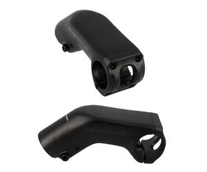 Handlebar stem - urban-trekking Ergotec High Barracuda with 45° rise, black alu