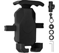 (Handlebar style) Motorcycle Phone Mount | Rotating Phone Mount Bracket for Motorcycle Riding | Three-Jaw Locking Adjustable Handlebat Phone Mount for Navigation,