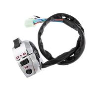 Handlebar Switch Compatible With Motorcycle Handlebar Switch Aluminum Light Turn Signal Horn Chrome Left ATV 1PC 7/8" 22mm