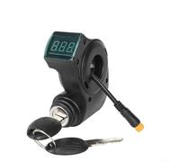 Handlebar Switch Lock Kit for Kukirin G2 Pro Scooter ABS Construction Digital Voltage Readout and Secure Physical Engagement (Male)