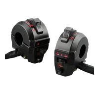 Handlebar Switch Motorcycle Handlebar Control Switch Left Right Side Motorbike High/Low Beam Light Turn Signal Horn Switch Parts 22mm 7/8"