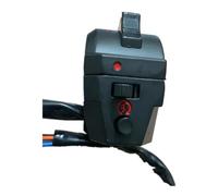 Handlebar Switch Motorcycle Handlebar Switch Motorbike ATV Left Right Side Control High Low Beam Light Turn Signal Horn Switch Parts 22mm 7/8"