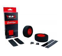 Handlebar tape - Velox Maxi Cork Bicolor Black-Red - Bar tape