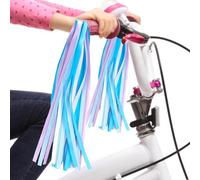 Handlebar Tassels - Colourful Polyester Bands, Children's Decoration Streamer, Colourful Handlebar Tassel Bands, Set with Easy Assembly Aid | Perfect Choice for Scooter and