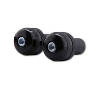 HIGHSIDER smart Handlebar Ends Black Knurled, For Steel Handlebars