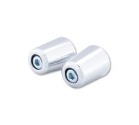 Handlebar weights Highsider SMART, aluminum chrome, 2 pieces