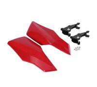 Handlebar Wind Deflector Guards Pair Set with Brackets and Screw Hardware, Hard Shell Coverage for Motorcycle Use Motorcycle Hand Guards Pair Set Handlebar Guard Mounting Brackets Screw Hardware Off