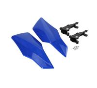 Handlebar Wind Deflector Guards Pair Set with Brackets and Screw Hardware, Hard Shell Coverage for Motorcycle Use Motorcycle Hand Guards Pair Set Handlebar Guard Mounting Brackets Screw Hardware Off