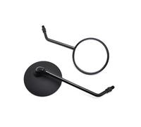 Handlebar Wing Foldable Mirrors For Ducati For Monster 696 797 821 Hypermotard 950 Universal 8 10mm Motorcycle Rear View Mirrors Round Side Mirror(BLACK)