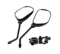 Handlebar Wing Foldable Mirrors Universal Motorcycle Rearview Mirror M10 For M8 Scooter ATV QUAD BUGGY BIKE With Alloy Holder 25mm 22mm Handlebar(M10-22mm set)