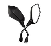 Handlebar Wing Mirrors Bar End For Electromobile Universal 8mm 10mm Motorcycle Rearview Mirrors For Scooter E-Bike Convex Back Side Mirror 2Pcs Side Wing Mirror(MS-1012-Black-8)