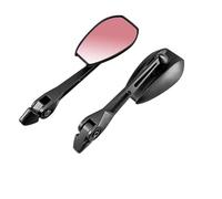 Handlebar Wing Mirrors Bar End For FZR For YZF For 600R For R1 For R6 6mm CNC Universal Motocycle Rearview Side Mirrors Side Wing Mirror(PURPLE)