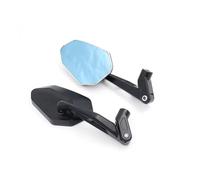 Handlebar Wing Mirrors Bar End For Loncin For Voge For DS625X For 625DSX For DSX 625 Motorcycle View Large Field Of Wide Angle Reflector Folding Rearview Mirror(Black)