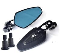 Handlebar Wing Mirrors Bar End For MT-07 For MT-09 For MT10 For FZ1 For FZS1000 CNC Motorcycle Rearview Handle Bar End Mirror Side Mirror Side Wing Mirror(Black)