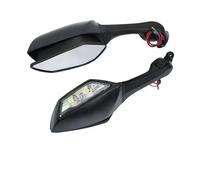 Handlebar Wing Mirrors Bar End For Ninja 400 For Ninja For RM-KA001 LED Turn Signal Light Motorcycle LED Rearview Mirror With Side Mirrors Side Wing Mirror