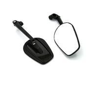 Handlebar Wing Mirrors Bar End For Scooter For E-Bike For Electromobile CNC Aluminum Side Mount Universal 8mm 10mm Motorcycle Mirrors 2PCS - Convex Rearview