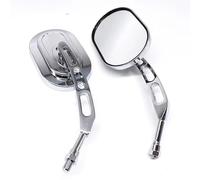 Handlebar Wing Mirrors Bar End For Shadow For VT600 750 For CBF190TR Motorcycle Rear Mirror ABS 8 10mm Chrome Side Mirror Universal Side Wing Mirror