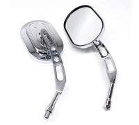 Handlebar Wing Mirrors Bar End For Shadow For VT600 750 For CBF190TR Motorcycle Rear Mirror ABS 8 10mm Chrome Side Mirror Universal Side Wing Mirror