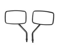 Handlebar Wing Mirrors Bar End For Shadow For VT750 For VT1100 For VF750 1 Pair Universal 10mm Rectangle Motorcycle Rearview Mirrors Clear Glass Mirror Black Side Wing Mirror