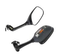 Handlebar Wing Mirrors Bar End For SV1000 For SV650 For SV650S Motor Parts Motor Parts Areyourshop Rearview Side Mirrors Turn Signals Side Wing Mirror(Carbon)