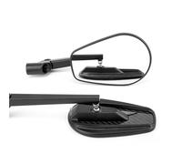 Handlebar Wing Mirrors Bar End For Touring For Glide For Chopper For Sportster 883 For Dyna Black Motorcycle Round 7 8" Handlebar Bar End Mirrors Side Mirror Side Wing Mirror