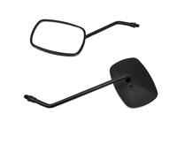 Handlebar Wing Mirrors Bar End For Vespa For GTS For PX Rebel 500 1000 Motorcycle Rear View Mirror 8 10mm Side Chrome Color Mirror Side Wing Mirror(Black)