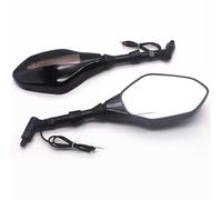 Handlebar Wing Mirrors Bar End For Z500 For Z800 For MT 03 For Dragstar 650 Motorcycle Rear Mirror With LED Light Scooter Universal Side Mirror Side Wing Mirror