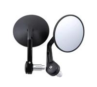 Handlebar Wing Mirrors Bar End Motorcycle Rear View Mirror Black 7 8" Or 1" Round CNC Parts Motorcycle Side Mirror Bar End Motorbike Side Wing Mirror(1Pair NO.1)