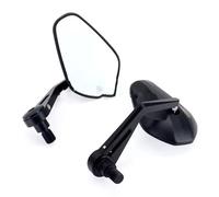 Handlebar Wing Mirrors Bar End Motorcycle Rearview Mirrors Universal Scooter Bar End Handlebar Mirror Rear View Mirror Accessories 1 Pair Emark 7 8" 22mm Side Wing Mirror(1Pair For Universal)