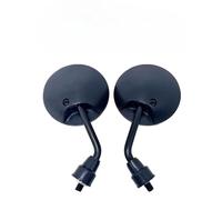 Handlebar Wing Mirrors Bar End Motorcycle Short Pole Small Round Mirror Electric Vehicle Side Retro Moto 360 ° Rotatable Sphere Universal Mirrors 1pair