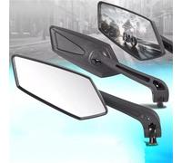 Handlebar Wing Mirrors Bar End Motorcycle Side Back Rear View Rearview Naked E-Bike Scooter Adjustable Rotating Mirrors Motorbike Accessories Modified Parts Side Wing Mirror