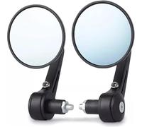Handlebar Wing Mirrors Bar End Universal FOR 7 8" Round Bar End Rear Mirrors Moto Motorcycle Motorbike Scooters Rearview Mirror Side View Mirrors Side Wing Mirror
