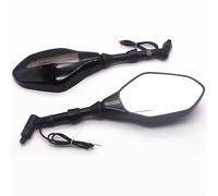 Handlebar Wing Mirrors Bar End Universal For For XMAX 250 300 400 8 10mm Motorcycle Rearview Mirror Iron With LED Light Side Mirror Side Wing Mirror