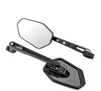 Handlebar Wing Mirrors Bar End Universal For MT For Suzuki Motorcycle Rear Mirror Carbon Fiber Aluminum Alloy 810mm Side Mirror Side Wing Mirror