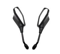 Handlebar Wing Mirrors Bar End Universal For Suzuki For SV650 For Z650 For Z750 10mm Motorcycle Rearview Mirror Black Side Rear Mirrors Side Wing Mirror