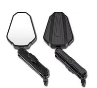 Handlebar Wing Mirrors Bar End Universal Motorcycle Rearview Mirror Foldable And Adjustable Viewing Angle Side Reflector