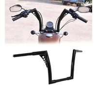 HandleBars part 12/14/16" Fat Ape Hanger Handlebar Motorcycle Accessories For Harley Softail For Slim FLS 2013-2017 FLSL 2018-2019 S FLSS 2016-2017(Black- Silver,12 inch)