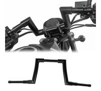 HandleBars part For Harley Deuce CVO FXSTD/SE2/I 2000-2007 Low Rider FXLR 2019 1.5" With 1" Clamp Z Handlebar Ape Hanger Bar Motorcycle Accessories(12 inch)