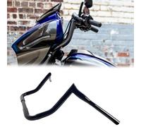 HandleBars part For Harley For Electra Glide Ultra Classic FLHTCU 1989-2022 Motorcycle 12/14/16" Ape Meathook Handlebar Gloss Black Accessories(14 inch)