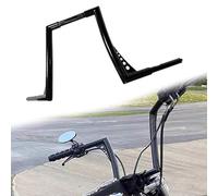 HandleBars part For Harley For Touring Tour Glide Classic FLT/C 1980-1984 Motorcycle Accessories 1.25 Inch Handlebars 12/14/16" Ape Hanger Gloss Black(16inch)