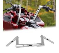 HandleBars part For Harley Softail Deuce FXSTD/I 2000-2007 For Deluxe FLSTN/I 2005-2017 Motorcycle Accessories 1-1/4" Handlebar Clamp Area Diameter 1" 8/10/12"(Chrome,12inch)