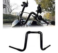 HandleBars part Motorcycle Accessories Gloss Black 1.5" Fat Ape Handlebar 12/14/16" For Harley Sportster XL1200V Seventy-Two 2012-2016 XL1200N Nightster 2007-2012(12 inch)