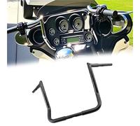 HandleBars part Motorcycle Accessories Gloss Black 10/12/14" Rise Ape Hangers Bar Handlebar For Harley For Electra Glide Ultra Classic Low FLHTCUL 2015-2016(14 inch)