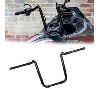HandleBars part Motorcycle Ape Hanger Meathook 1.25 Inch Handlebar Accessories For Harley For Heritage Softail Classic FLSTC 1988-2017(12 inch)